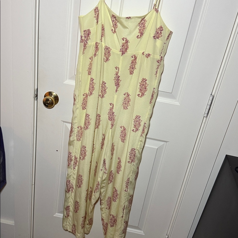 J CREW Floral Print Jumpsuit